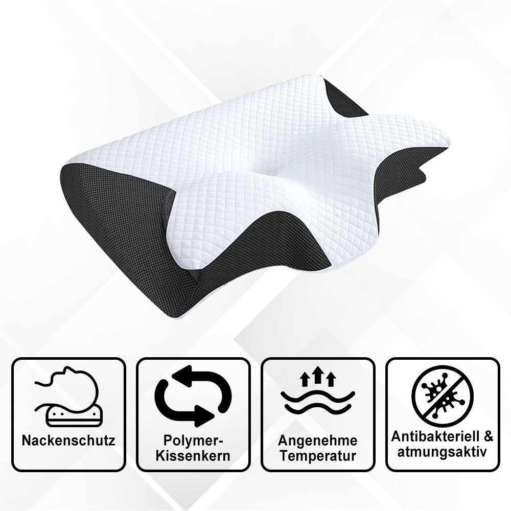 Oreiller de sommeil ergonomique pour le soulagement des douleurs dorsales