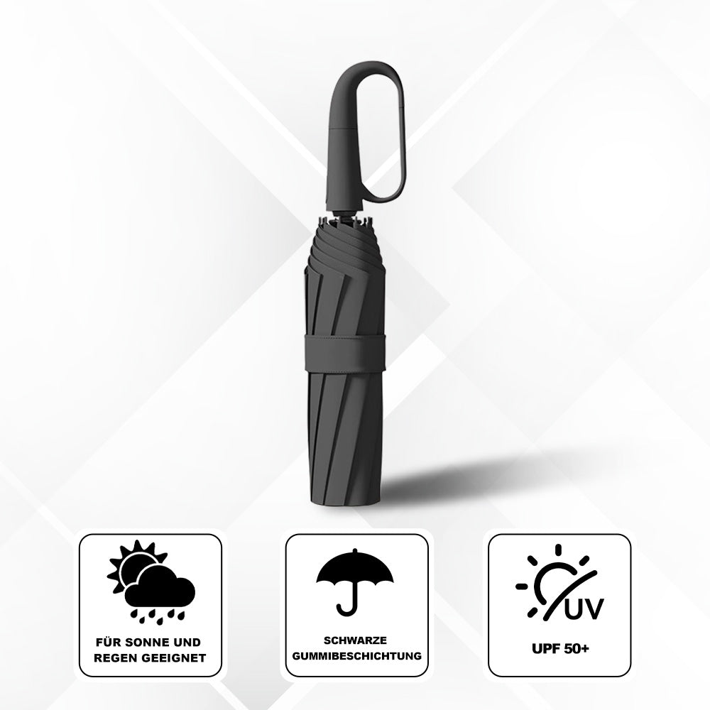 Parapluie de voyage compact coupe-vent automatique