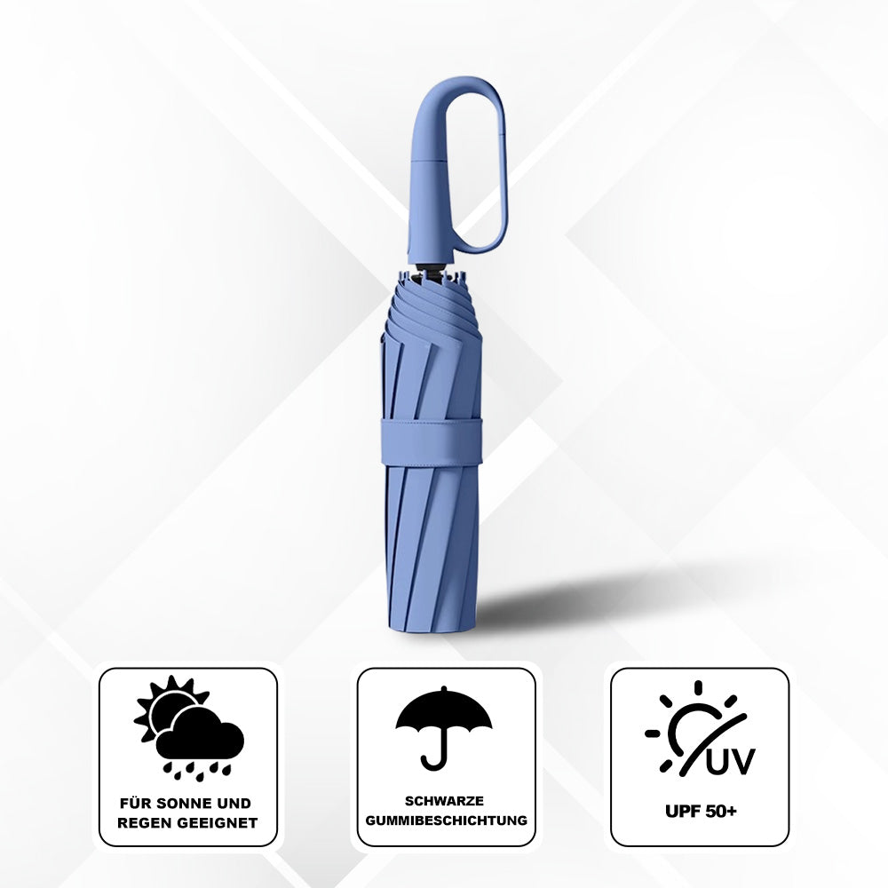 Parapluie de voyage compact coupe-vent automatique