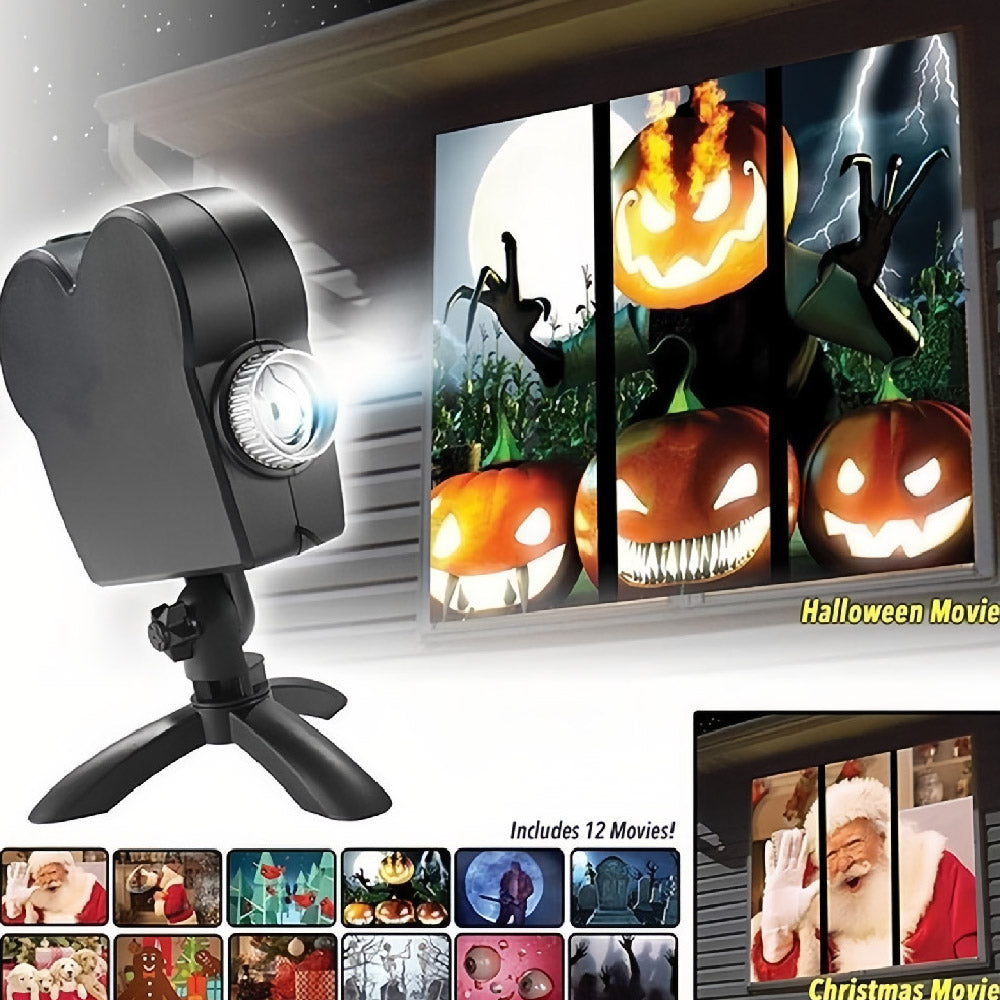 Halloween Lichtprojektor Spukhafte Hologramme - IdealeKleiden