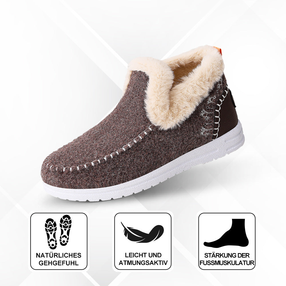 Chaussure confortable ergonomique intérieur moelleux en peluche