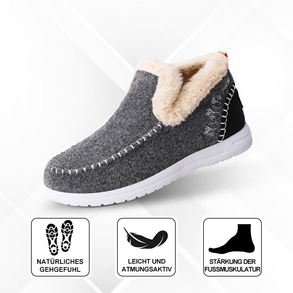 Chaussure confortable ergonomique intérieur moelleux en peluche
