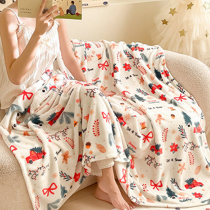 Couverture en flanelle de Noël, Doux cadeau pour l'hiver