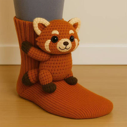 Chaussettes douces en laine pour pieds froids Taille unique unisexe