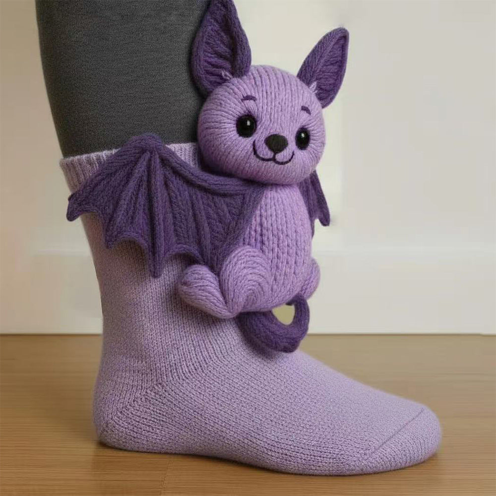 Chaussettes douces en laine pour pieds froids Taille unique unisexe