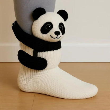 Chaussettes douces en laine pour pieds froids Taille unique unisexe
