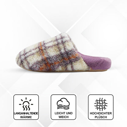 Pantoufles en peluche chaudes antidérapantes