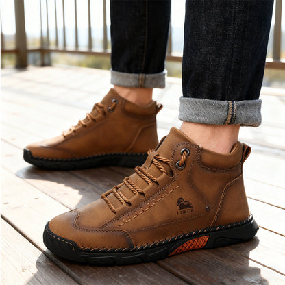 Komfortable Ergonomische Lederschuhe für Rückenentspannung - IdealeKleiden