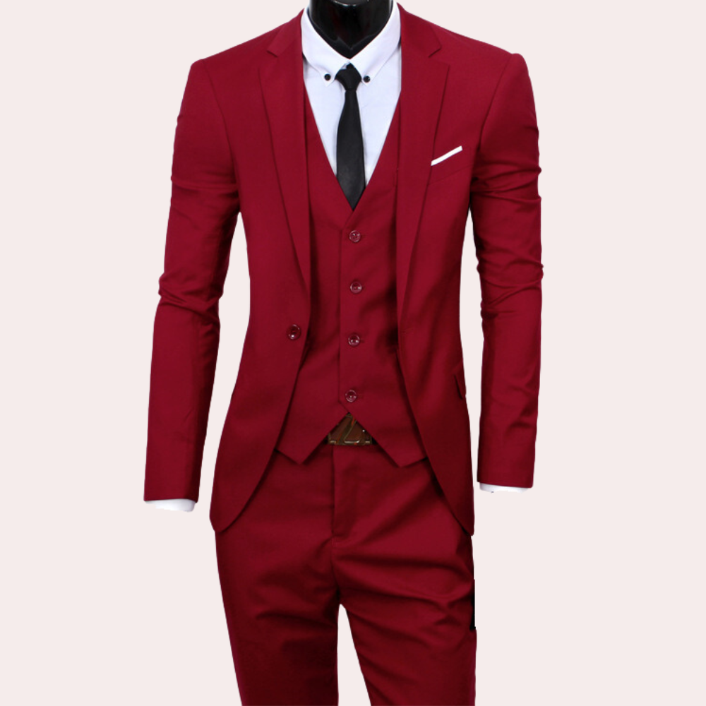 Costume trois pièces slim pour homme
