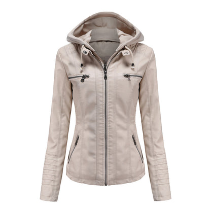 Automne Veste en cuir style tendance pour femme