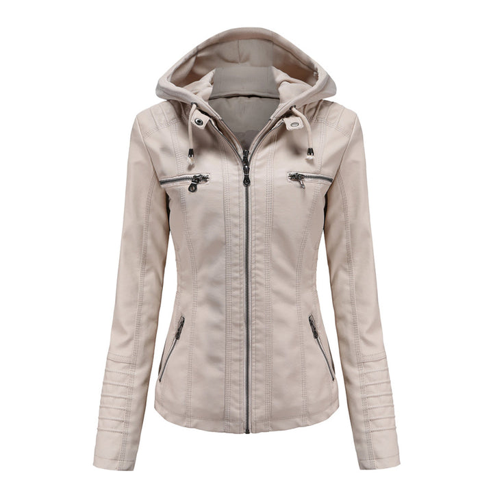 Automne Veste en cuir style tendance pour femme