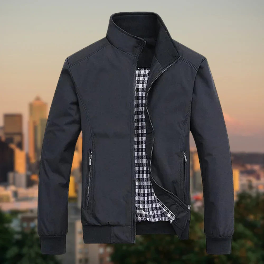 Veste mi-saison légère pour homme avec col montant