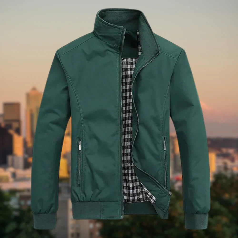 Veste mi-saison légère pour homme avec col montant