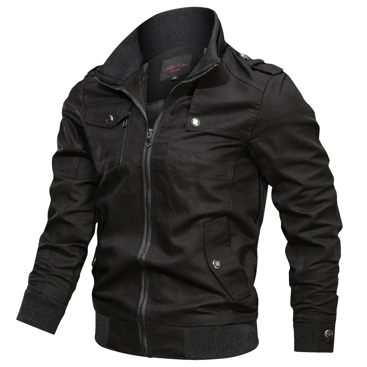 Veste de mi-saison homme col montant classique