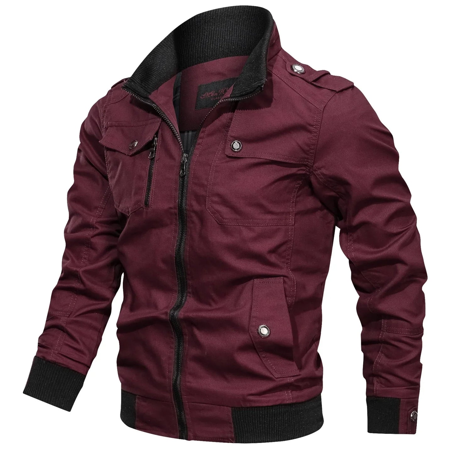 Veste de mi-saison homme col montant classique