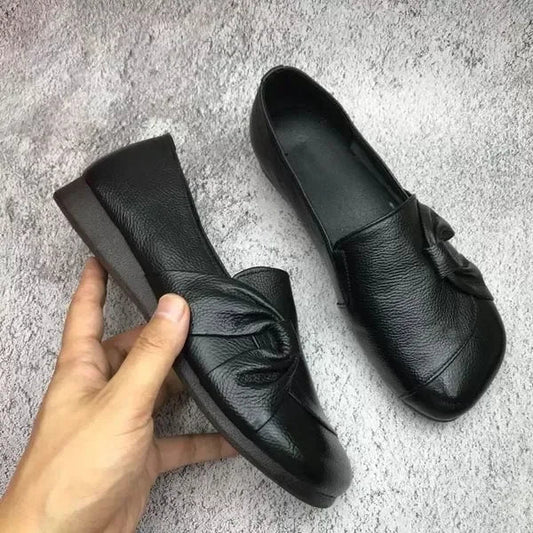 Damen Stiefeletten Leder Schwarz - IdealeKleiden