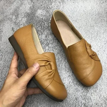 Bottines en cuir noir pour femme