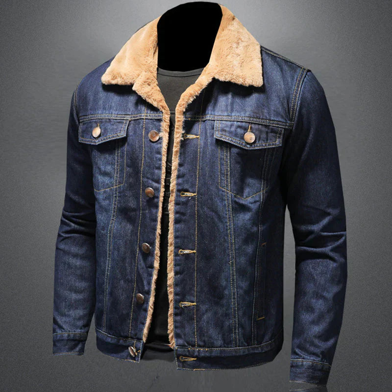 Veste en jean pour homme style italien look designer