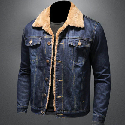 Veste en jean pour homme style italien look designer