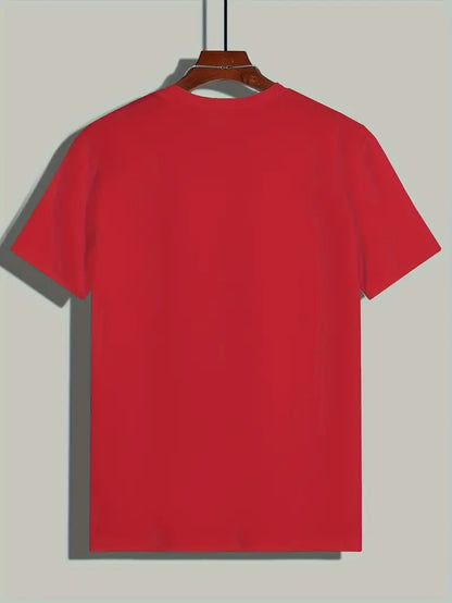 Herren T-Shirt Klassisch Rundhals - IdealeKleiden