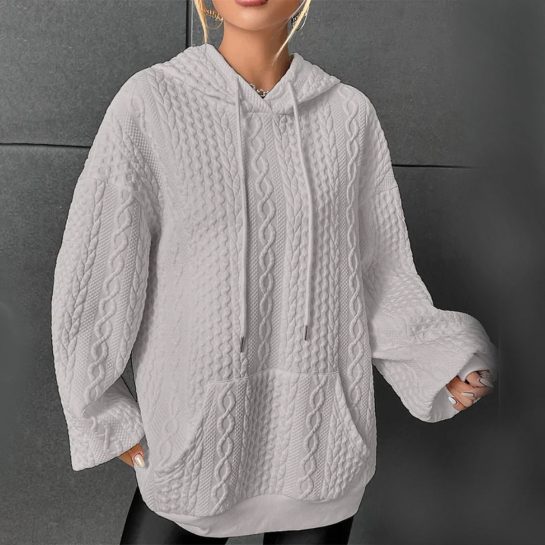 Grand sweat à capuche ample et confortable