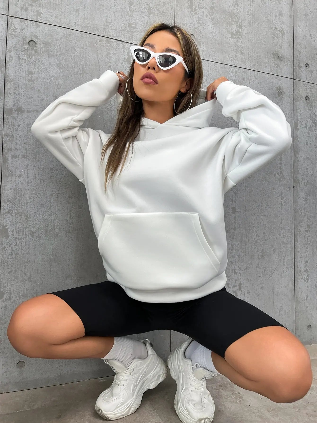 Kuschel Hoodie Damen Weich Bequem - IdealeKleiden