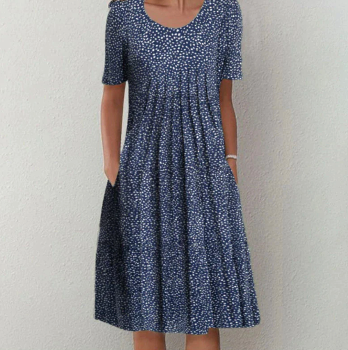 Robe d'été femme, motif floral, coupe ample