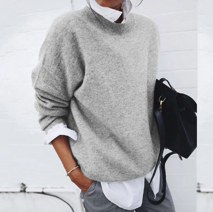 Pull doux pour femmes en coton chaud