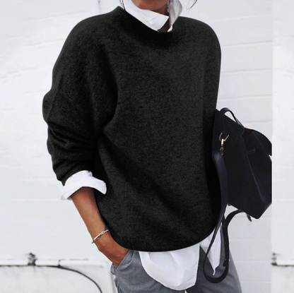 Pull doux pour femmes en coton chaud