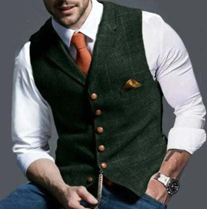 Gilet élégant pour homme Coupe moderne ajustée