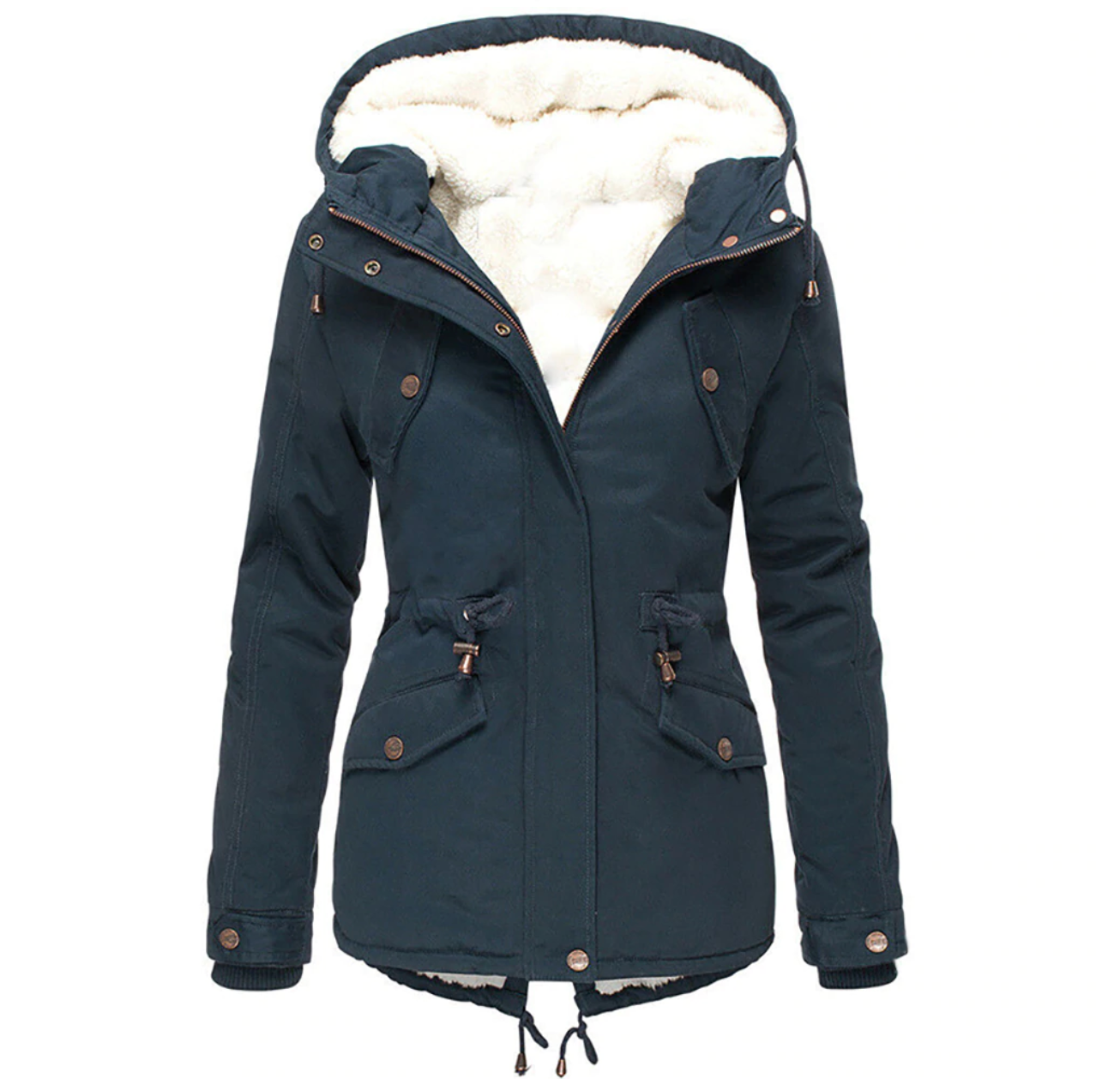 Veste d'automne-hiver pour femme, chaude et confortable