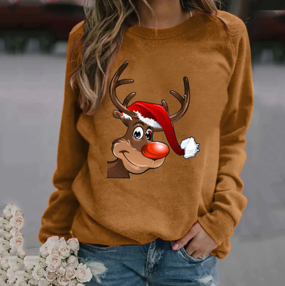 Pull de Noël Confortable Festif Idée cadeau