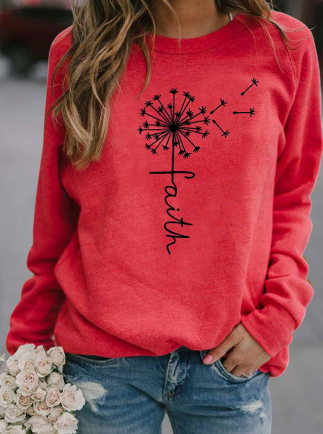FIONA - Sweat-shirt doux d'hiver à manches longues