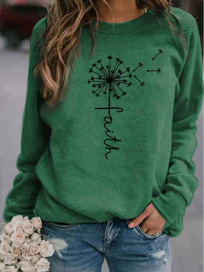 FIONA - Sweat-shirt doux d'hiver à manches longues