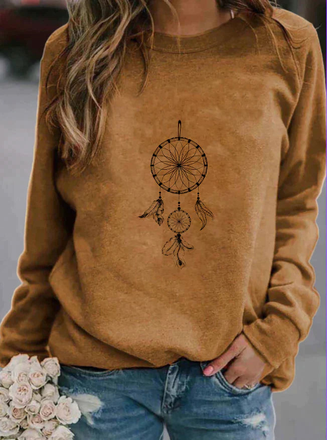 Weiches Langarm-Sweatshirt Winterwarm - IdealeKleiden