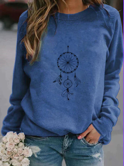 Sweat-shirt doux à manches longues pour l'hiver