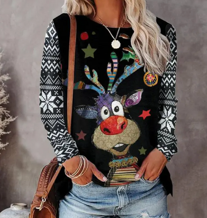 Pull de Noël Confortable Chaud Polaire