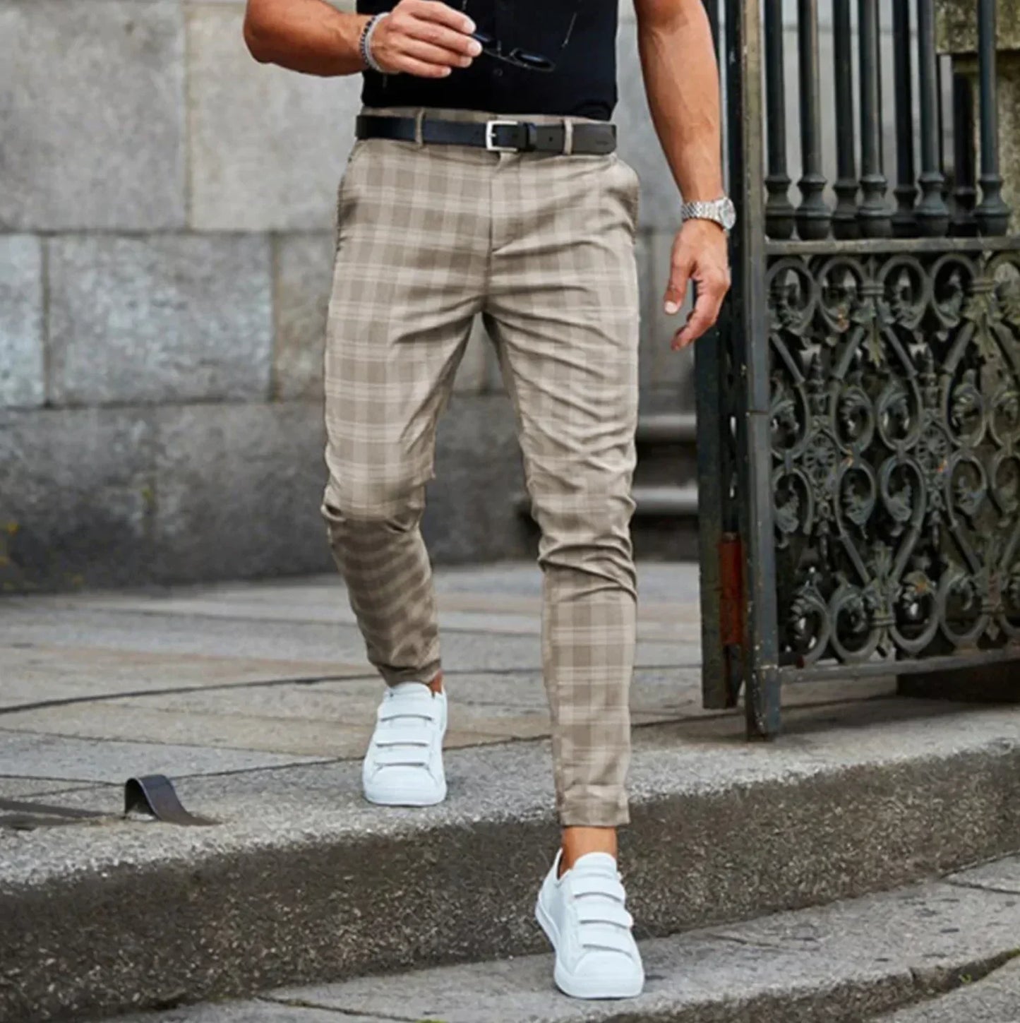 Pantalon homme Élégant Confortable Coupe