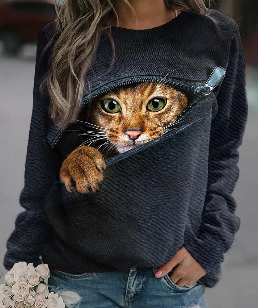 Stylischer Damen Pullover Gemütlich & Trendy - IdealeKleiden