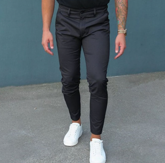 Herrenhose Modern Bequem Slim Fit - IdealeKleiden