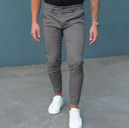 Pantalon homme Moderne Confortable Coupe Slim