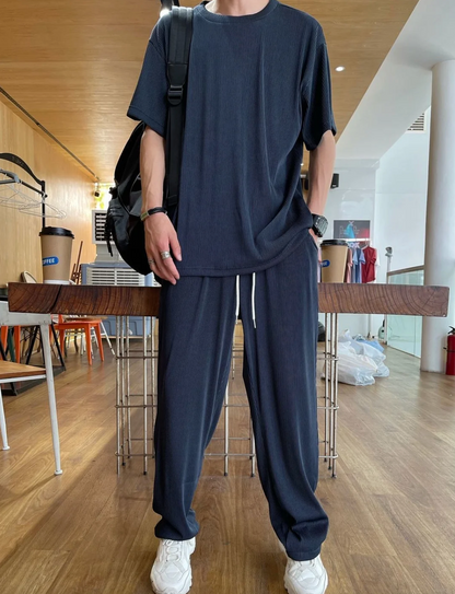 Ensemble élégant T-shirt et pantalon