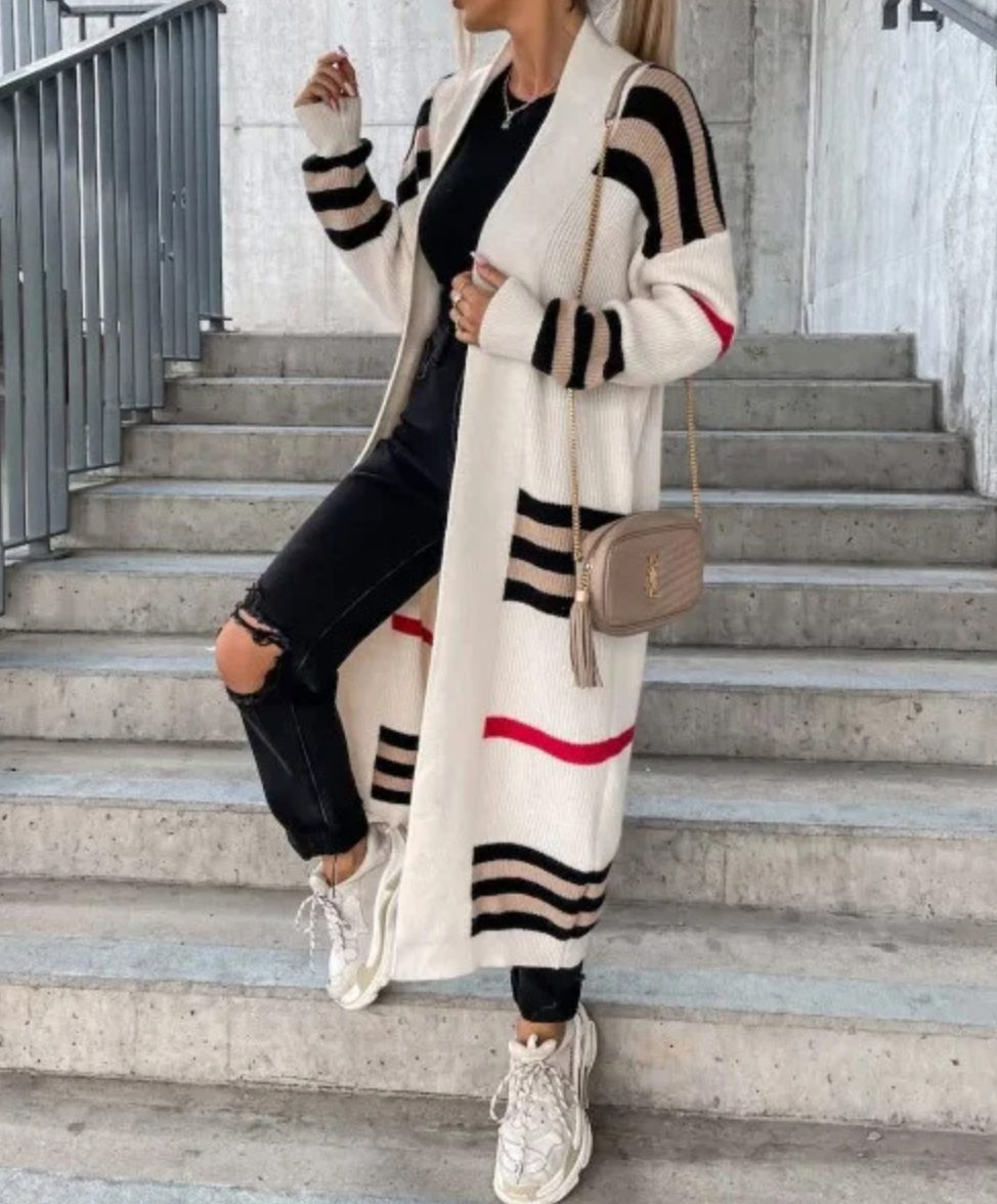 Gilet long élégant pour femme