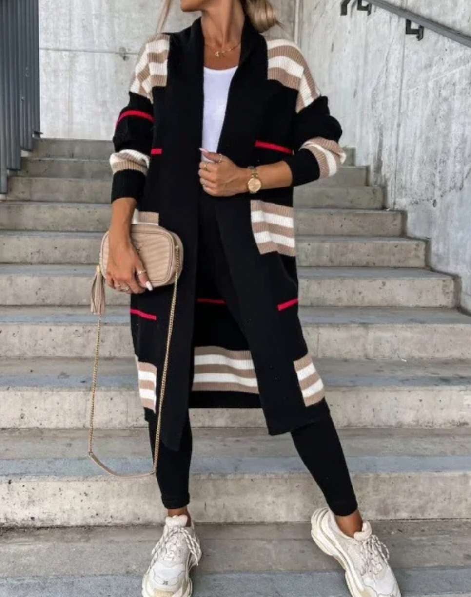 Gilet long élégant pour femme