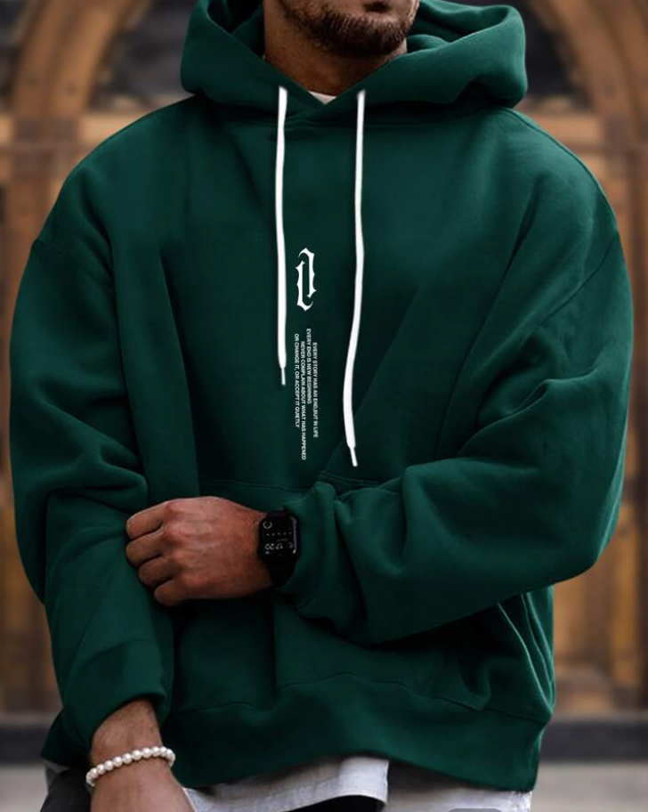 Pull à capuche stylé, confortable et chaud