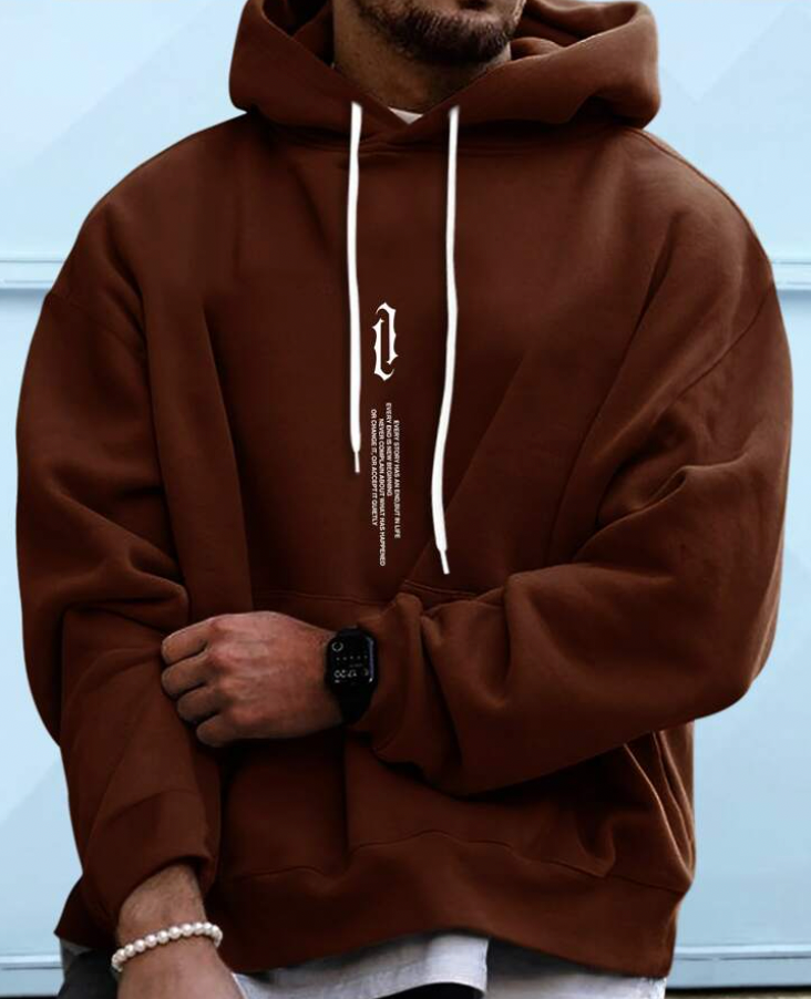 Pull à capuche stylé, confortable et chaud