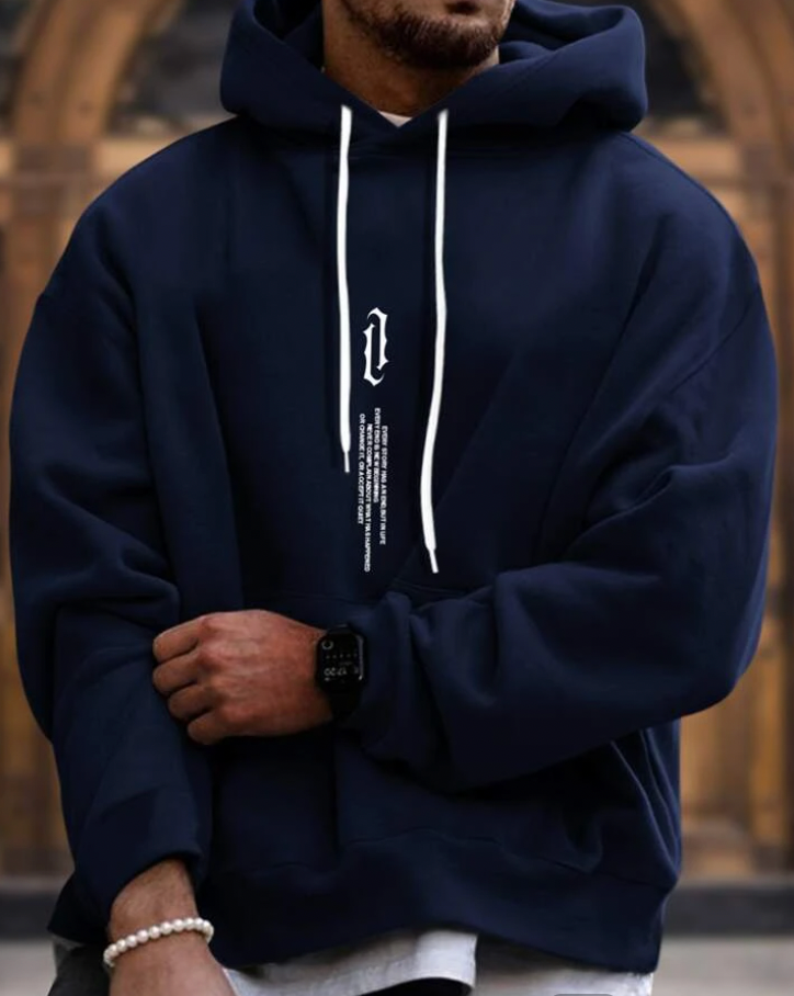 Pull à capuche stylé, confortable et chaud
