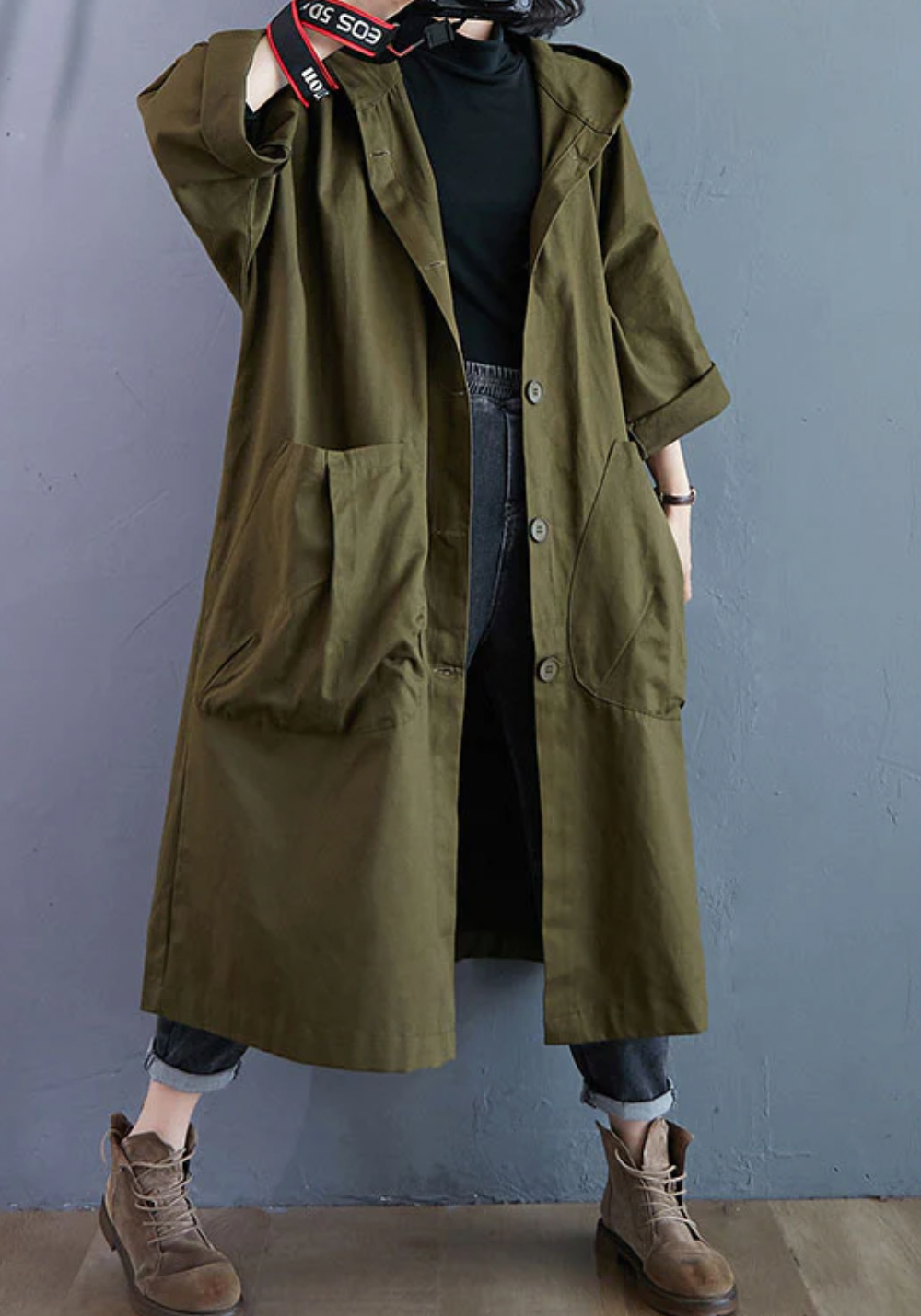 KARLAS - Warme Winterjacke Lang Damen - IdealeKleiden