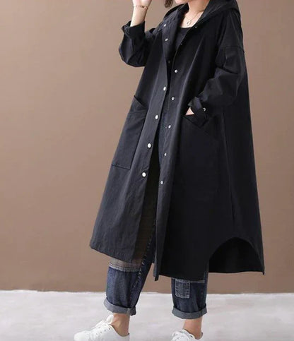 Manteau Hiver Long Chaud Élégant