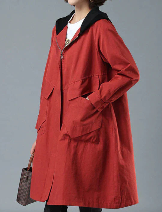 Manteau Hiver Long Chaud Élégant